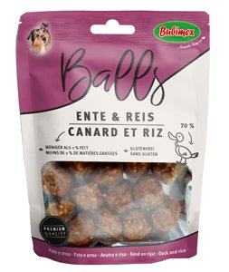 ALBONDIGAS DE PATO CON ARROZ 100 gr.